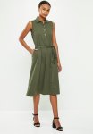 Polo Bianca Sleeveless Long Line Golfer Dress - Olive