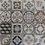 Porcelain Moroccan Mosaic Tile Meknes 15 X 15CM