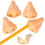 1PC/12PCS Novel Nose-shaped Pencil Sharpener - Quirky And Fun Pencil Sharpening Solution