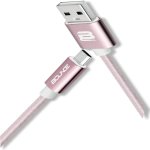 Bounce Cord Series Micro USB Cable Braided 1.2M Rose Gold