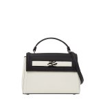 K autograph Color-block Bag -black white