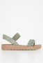 Madison Carly Slingback Woven Sandal - Olive