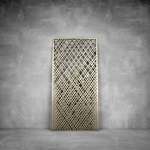 Laser Cut Screen - Design 064 - 2900 X 1400 X 20 Matt Gold Outdoor