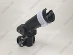 Rod Holder Plastic Rail Mount Black