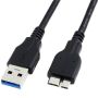 USB 3.0 A To Micro B Cable Compatible With External Hard Drives 1M