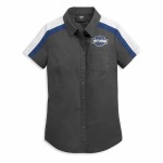 Women’s Bar & Shield Stripe Shoulder Shirt
