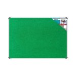 Parrot Bulletin Board Ribbed Aluminium Frame 1800X1200MM - Palm