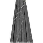 Wpc 4 Flute Wall Panel – Charcoal Specter – 160MM X 22MM X 2.9M
