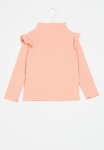 PoP Candy Frilled Neck Top - Peach