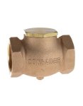 Conrader Horizontal In Line Check Valve For Air Compressors Compressed Air Systems Usa Made Cast Brass Construction 1 2" Female