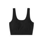 Ribbed Seamless Bra Assorted - Small Black