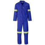 Smte Quality 2 Piece Worksuit uniform Shirt & Pants Combo- Royal Blue 30 L X 34 W Cm With Keychain