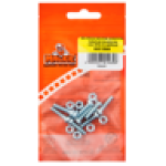 Machine Screw & Nut M4 X 16MM 8 Piece
