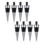 8 Pieces Metal Blank Wine Stopper Kit Set For Wedding Wine Party Bar