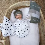 Wrap Set Swaddle Set Monochrome Green Koala Set