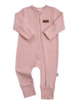 Pink Lilac Interlock Cotton Onesie