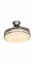 Modern LED Ceiling Fan With Retractable Blades - White