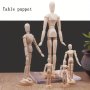 11.43 Cm/13.97 Cm/20.32 Cm/30.48 Cm/40.64cm Wooden Doll Flexible And Movable Humanoid Scale Wooden Figure Model Sketch Painting Wooden Figure Joint Model Puppet Model Decoration