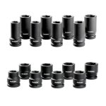 Metabo Impact-proof Socket Wrench Sets 8 Piece