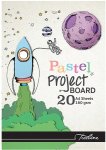 - A4 Project Board Pads 160GSM Pastel 20 Sheet Box Of 10