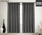 Simon Baker Provance Tape Curtain Platinum Various Lengths - Platinum W 265 X L 250CM