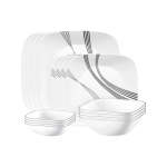 16 Piece Urban Arc Dinner Set White