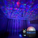 Usb-powered Water Ripple Projector Lamp - Color-changing Adjustable Lighting For Living Room Bedroom And More - Perfect Gift For