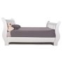 Sleigh Cot 3/4 Bed Converter White