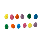 Small Bright Pattern Egg Pack Of 12