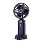 Blue Portable MINI Handheld Fan USB Rechargeable Fan