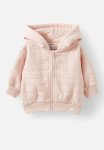 Cotton On Quilted Hooded Zip Through - Pink Pearl