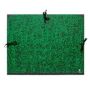 Green Marbled Folder With Ties 61X76CM