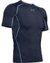 Men's Ua Heatgear Armour Short Sleeve Compression Shirt - Midnight NAVY-410 / Sm