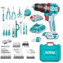 Total Tools - 165 Pce Hand Tool Set Incl Cordless Drill And 2.0AH Battery
