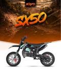 SX50 50CC 2 Stroke Air-cooled 3HP Mini Dirt Bike - Black 4-10 Years - Only Arriving End Sept Oct 26 - S Accepted