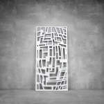 Wall Art D079 - 2000 X 1000 X 20 Indoor Rust Coat Warm White