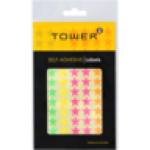 Multicoloured Fluorescent Self-adhesive Star Stickers 168 Piece