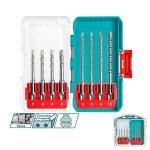Total Tools 8 Pieces Sds Plus Hammer Drill Bits Set