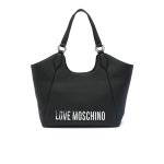 Bold Love Tote Bag -black silver