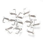 304 Stainless Steel Ice Pick Pinch Bails 8 7.5X3MM 10PCS