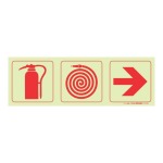 Parrot 190MM Photoluminescent Safety Sign SNP19F6