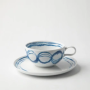 Designers Guild - Jinshi Cappuccino Cup & Saucer Set Of 4