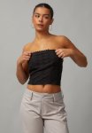 Broderie Bandeau - Washed Black
