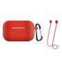 3-IN-1 Protective Cover Accessories Kit Compatible With Airpods Pro - Red