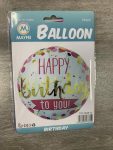 18 Inch Happy Birthday Polka Dot