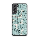 Custom Printed Tpu Cases - Samsung Galaxy S21 Fe 5G & 39 Blue Line Face& 39 By