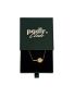 Padel Racket Bracelet - Gold Stainless Steel With Cubic Zirconia