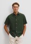 Relaxed Fit Good Earth Cotton Short Sleeve Oxford Shirt