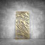 Laser Cut Screen - Design 100 - 1040 X 535 X 20 Matt Silver Indoor
