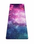Nuveti Printed Travel Yoga MAT-1 16 Inch Thick Non Slip Fitness Workout Mat With Carrying Bag Foldable Lightweight Suede & Natur